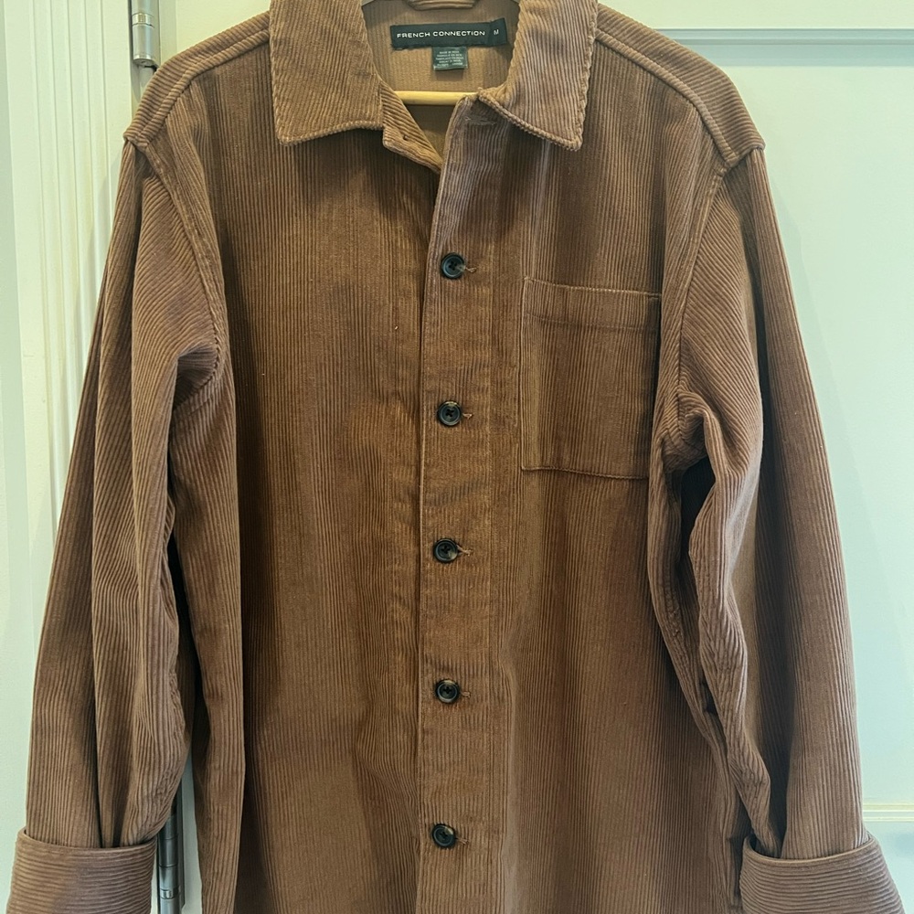 French Connection Brown Lightweight Corduroy Jacket